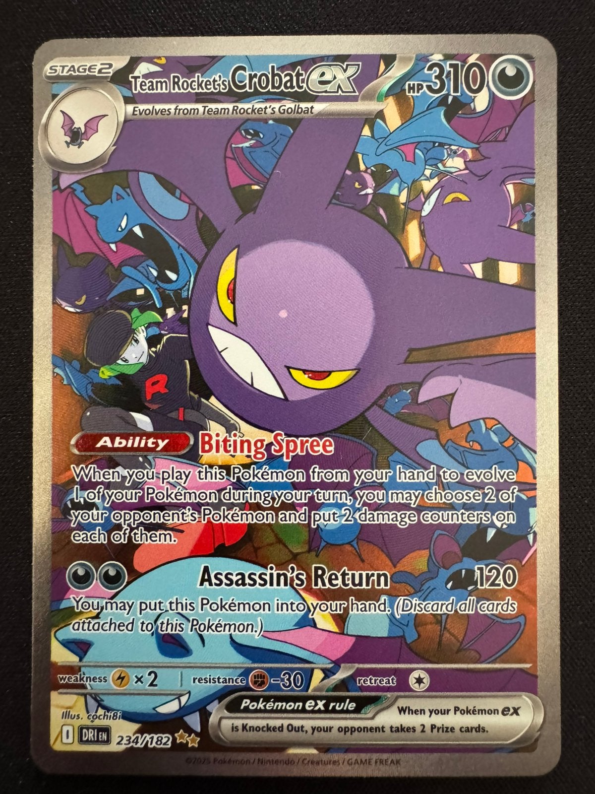 Team Rocket's Crobat ex (DRI 234), Ophalen, Zo goed als nieuw