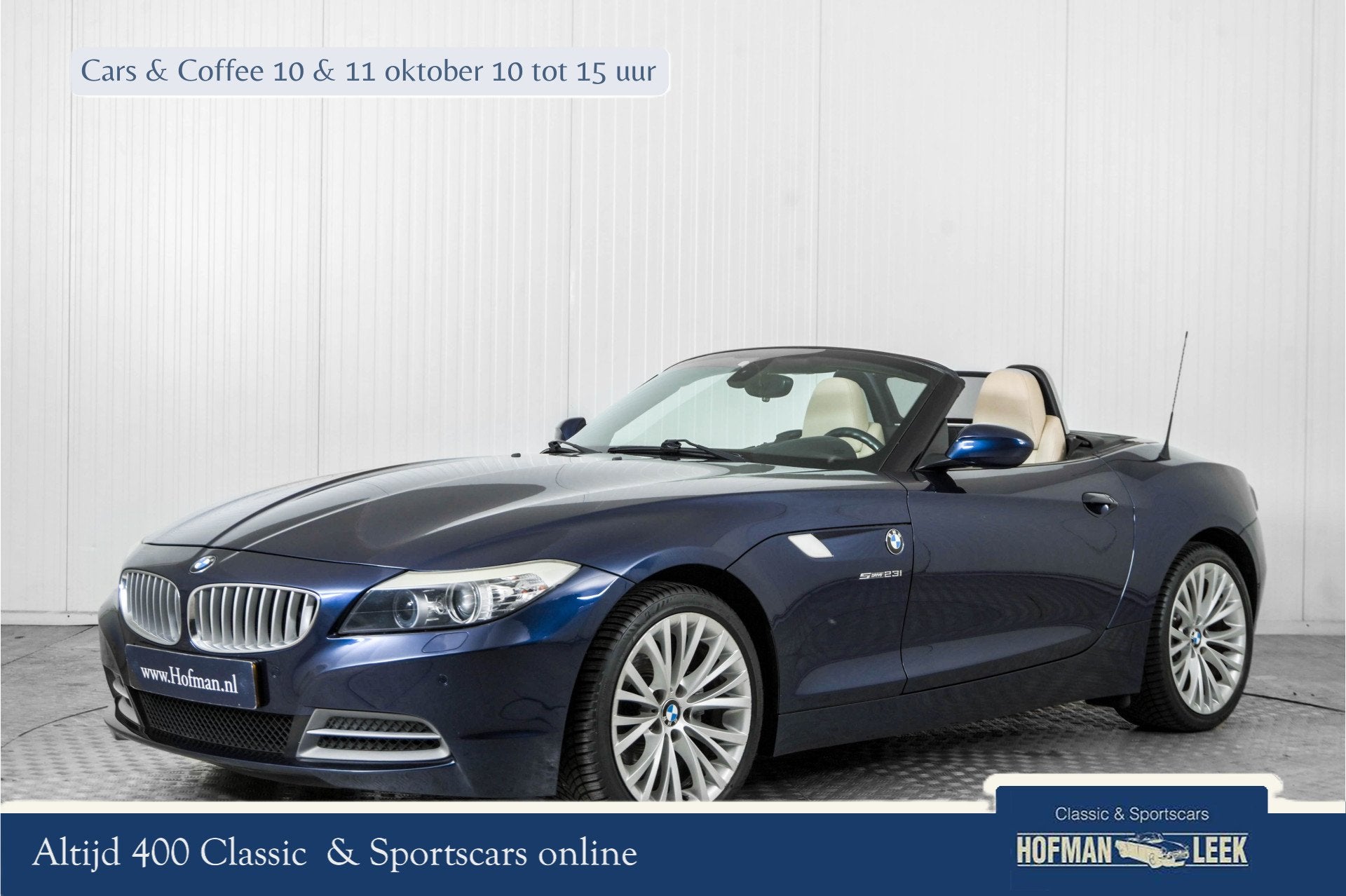 BMW Z4 Roadster sDrive23i Introduction (bj 2009), Gebruikt, 2497 cc, Cabriolet, Blauw