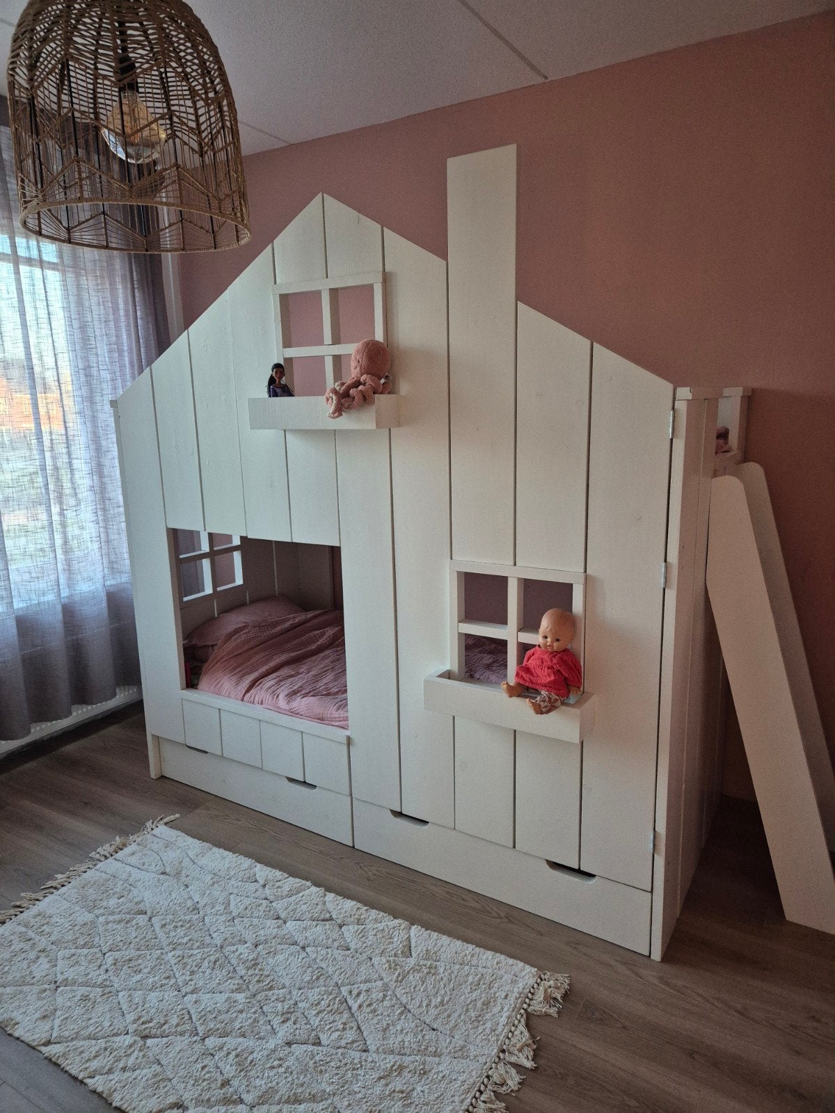 prachtig huisjes bed, Ophalen, Gebruikt, Stapelbed
