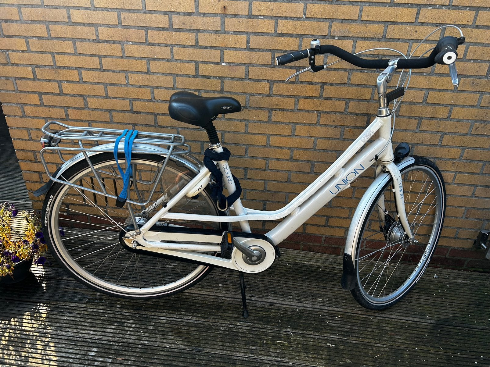 Union Mama fiets wit, Gebruikt, 47 tot 50 cm, Versnellingen, Ophalen