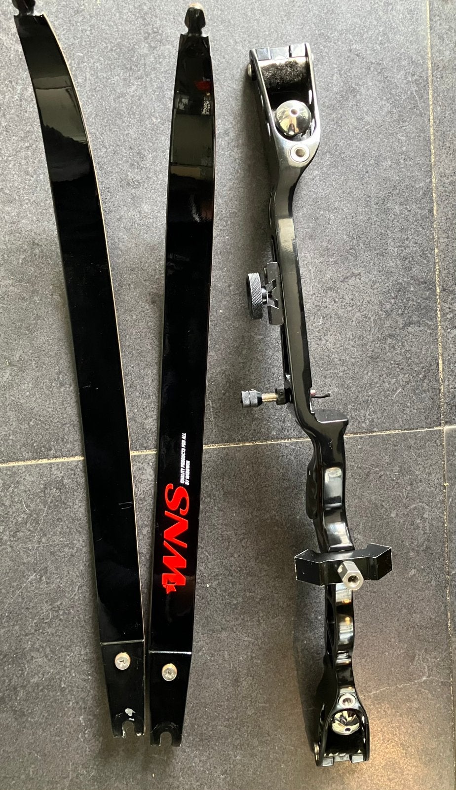 Recurve boog 68  inchWNS,stabilisatie  ILF inc koffer, Ophalen of Verzenden, Gebruikt, Recurveboog