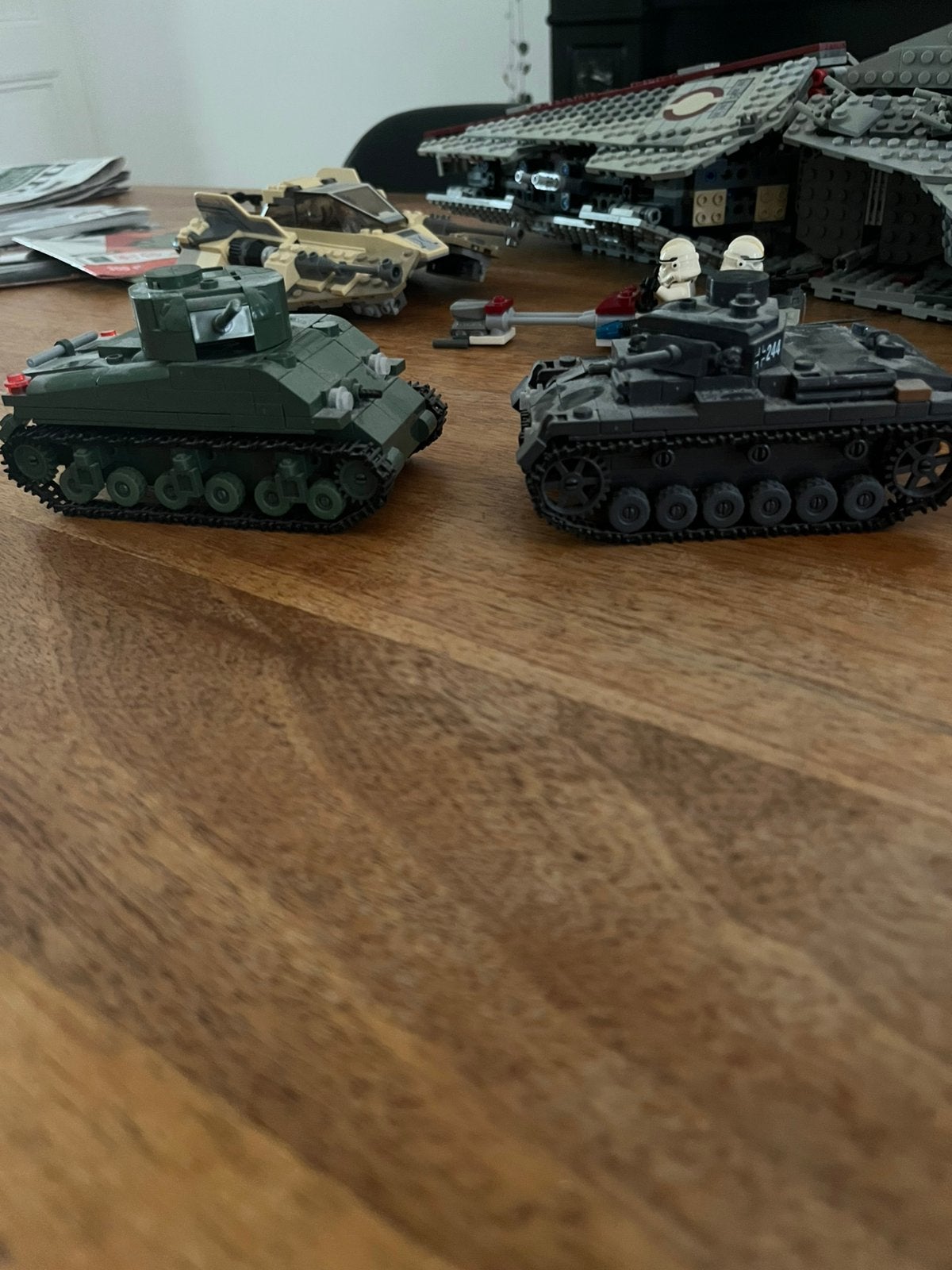 Combi cobi sherman en panzer 3, Ophalen, Gebruikt