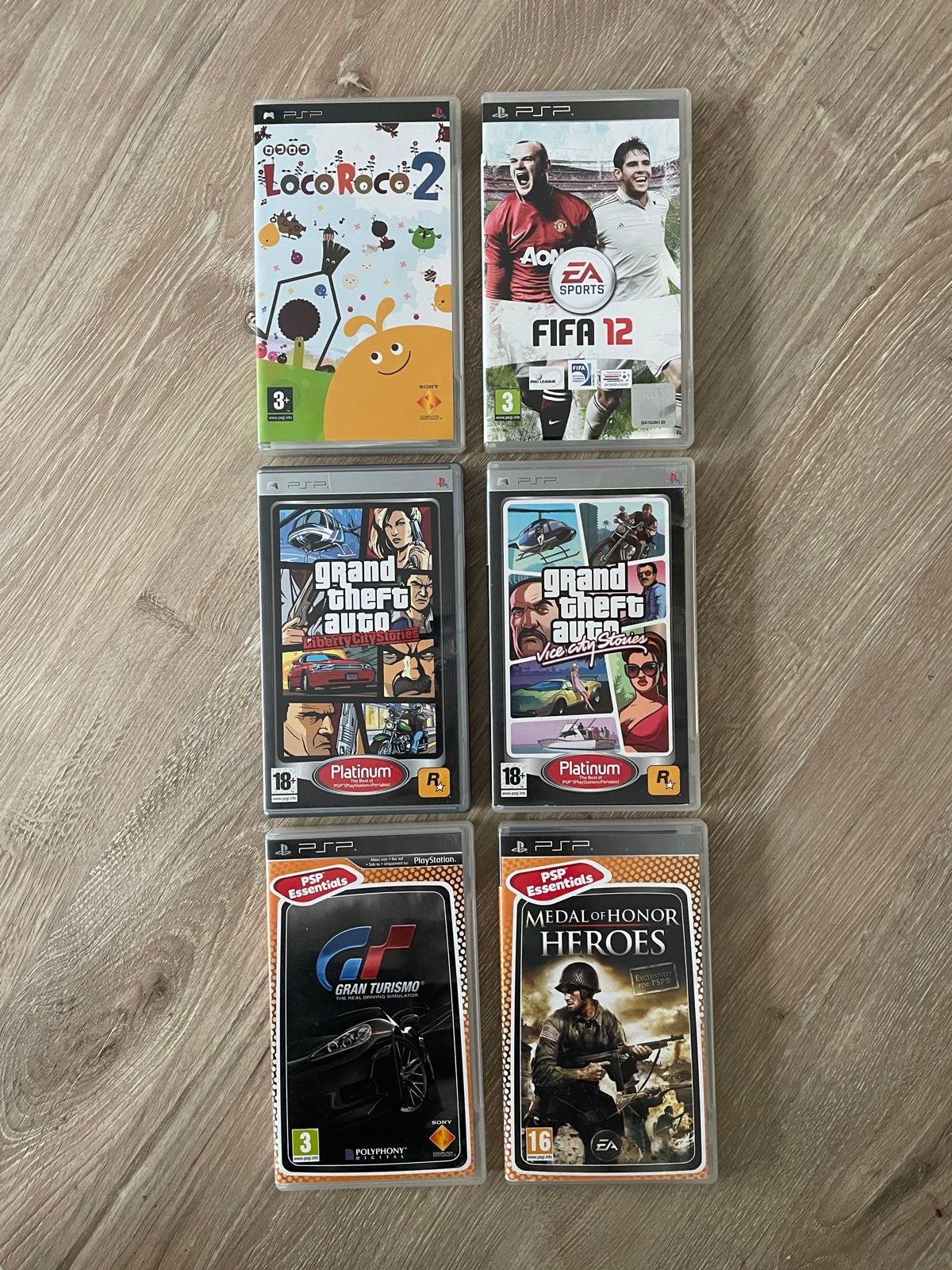PSP Games: o.a. FIFA 12, GTA, Gran Turismo, Spelcomputers en Games, Games | Sony PlayStation Portable, Gebruikt, Vanaf 18 jaar