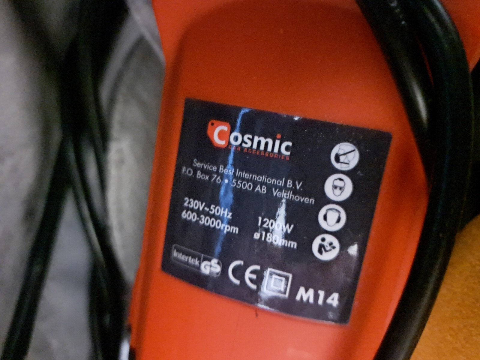 Cosmic Poetsmachine 1200W - 180mm, Ophalen