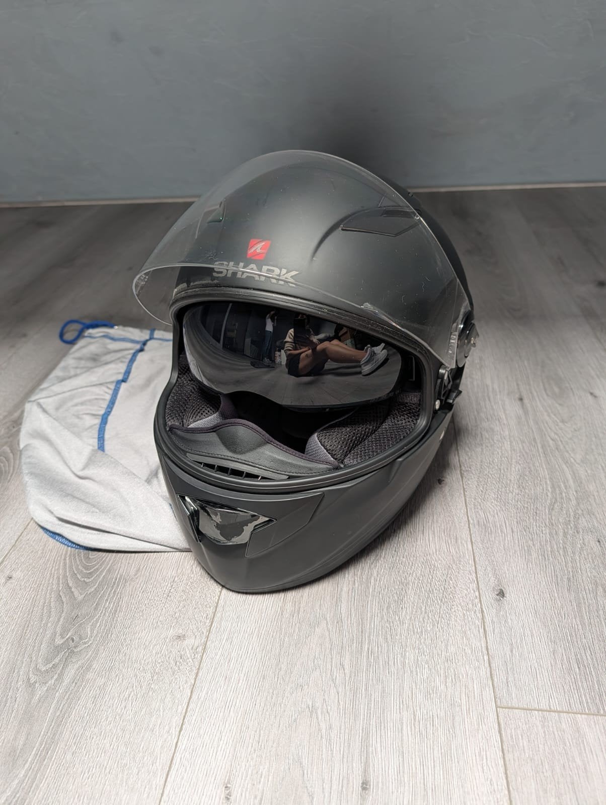 Shark Vision-R integraalhelm – Mat zwart – Maat XS, Motoren, Ophalen, XS, Shark, Integraalhelm