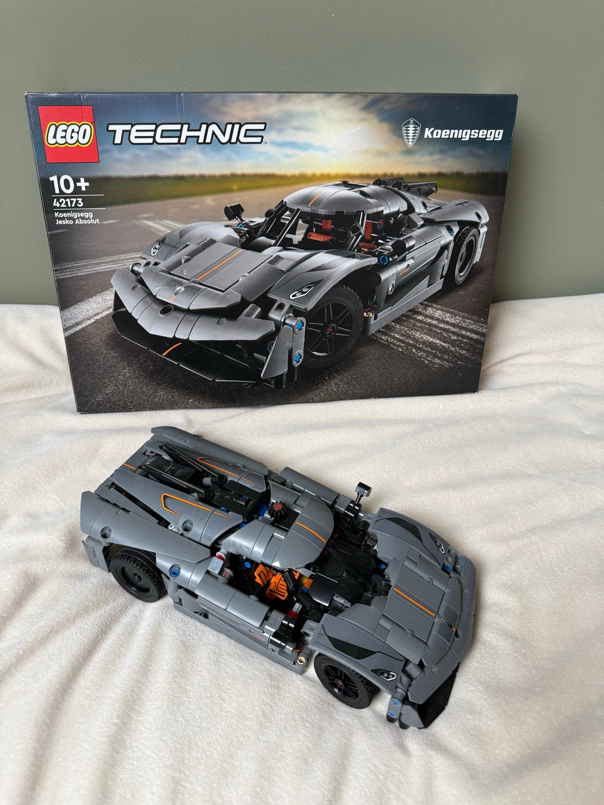 LEGO Technic Koenigsegg Jesko Absolut (42173), Lego, Ophalen of Verzenden, Zo goed als nieuw, Complete set