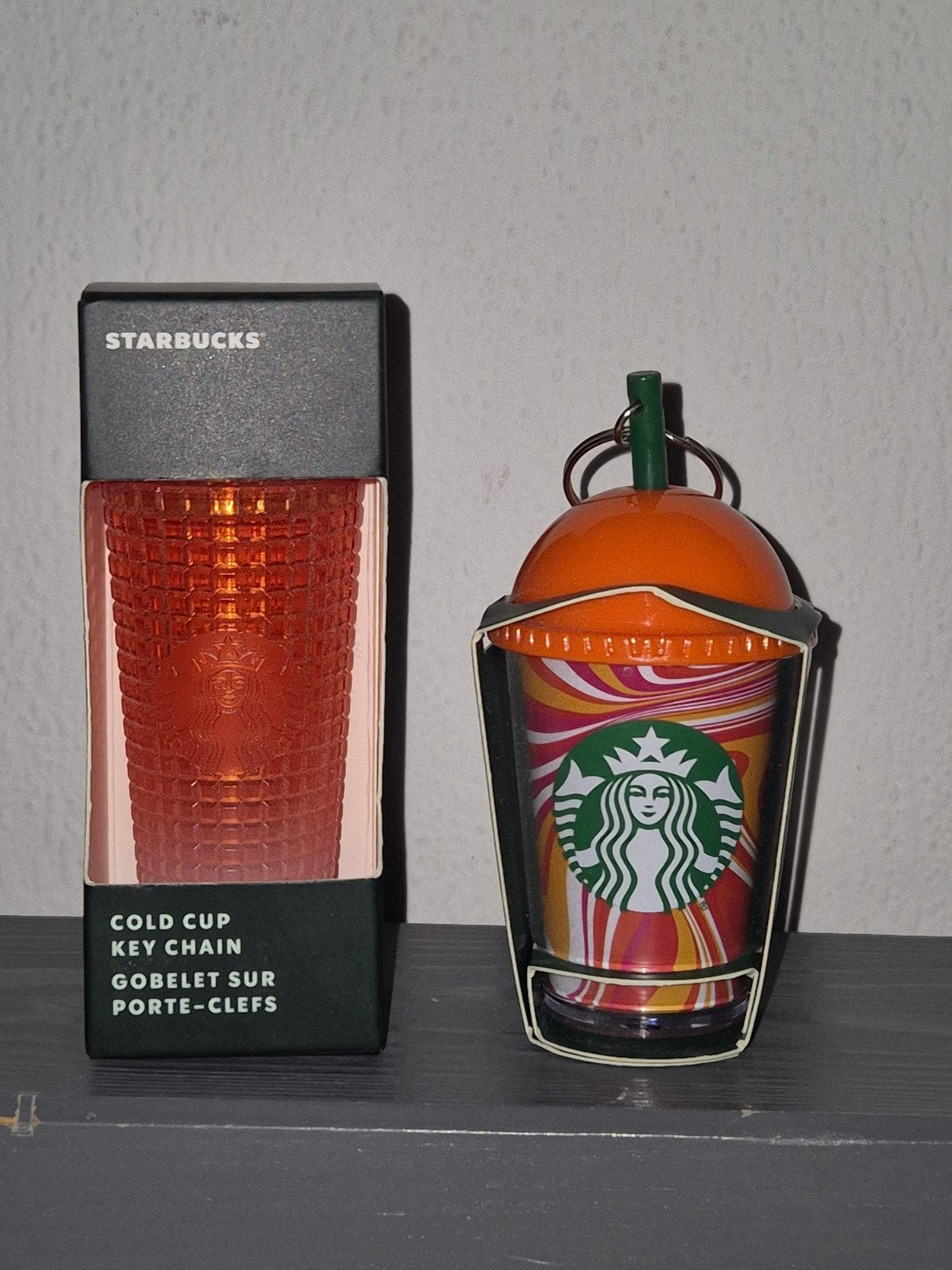 Starbucks Mini Tumbler Set - Orange Bling & Pumpkin Spice, Kunststof, Overige typen, Nieuw, Ophalen of Verzenden