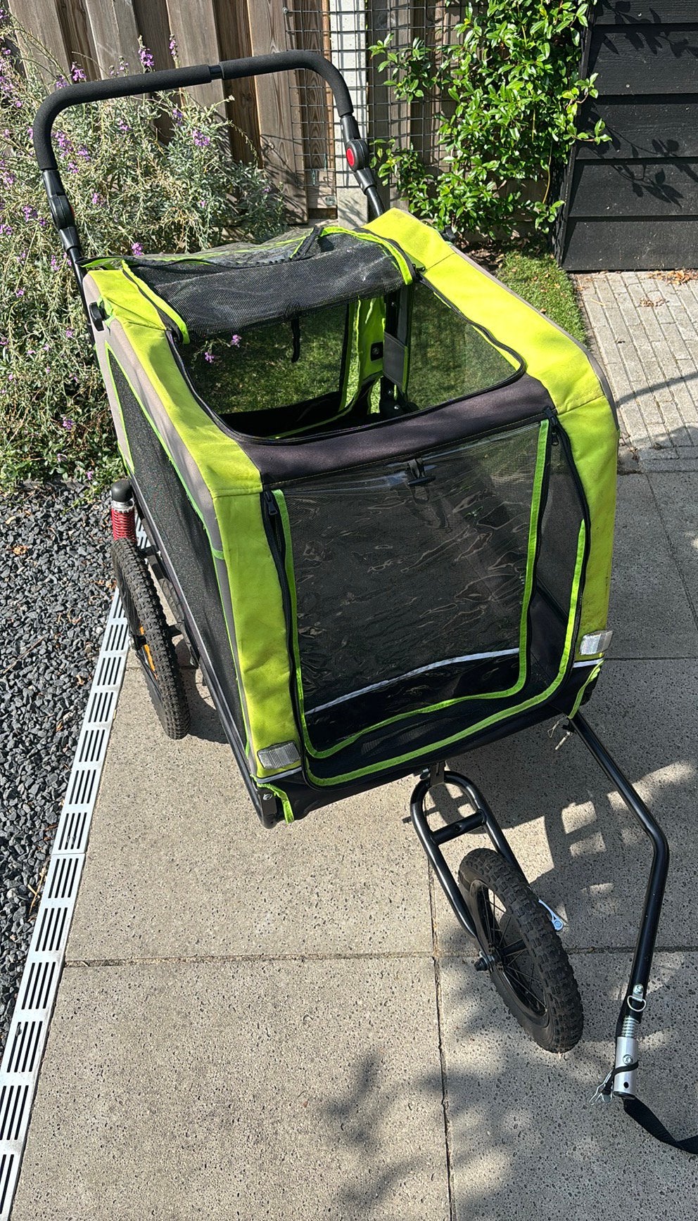 Klarfit hondenfietskar te koop., Ophalen, Opvouwbaar, 20 tot 40 kg, Zo goed als nieuw