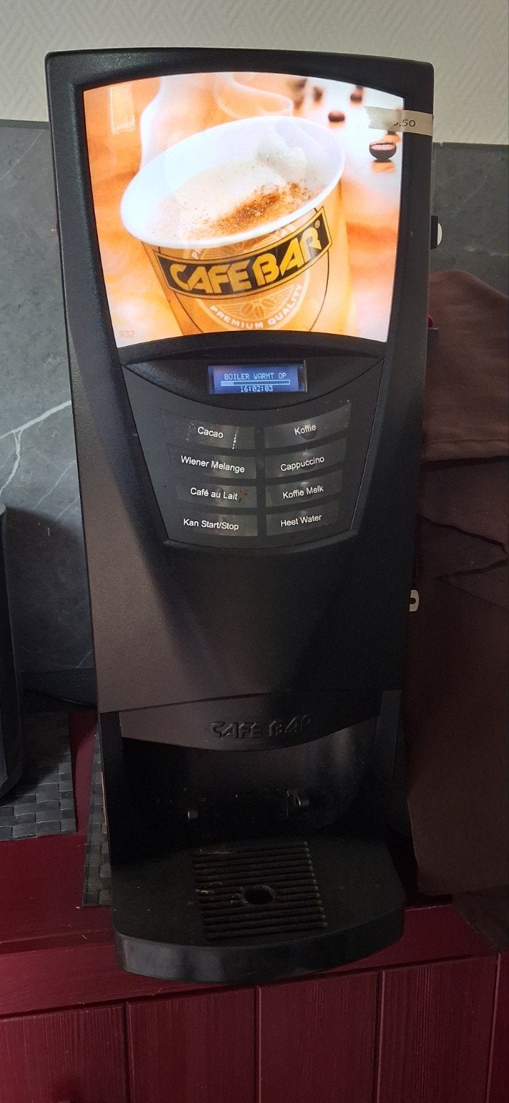 Cafe Bar Koffiemachine - Professioneel en Veelzijdig, Gebruikt, Koffiebonen, 10 kopjes of meer, Koffiemachine