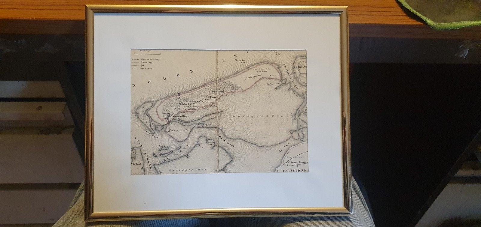 Kaart van het eiland Terschelling - Kuyperkaart 1866, Ophalen of Verzenden