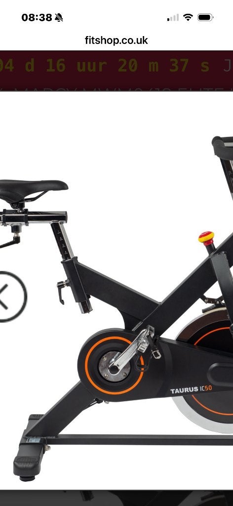 Hometrainer Taurus IC 50, Ophalen, Gebruikt, Metaal, Hometrainer