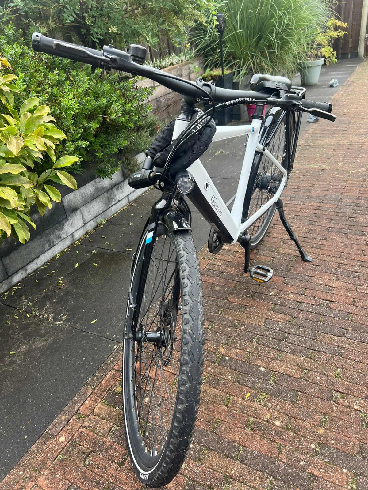 Electrische urban trekking-fiets met riemaandrijving,28inch, Ophalen, Gebruikt, Overige merken