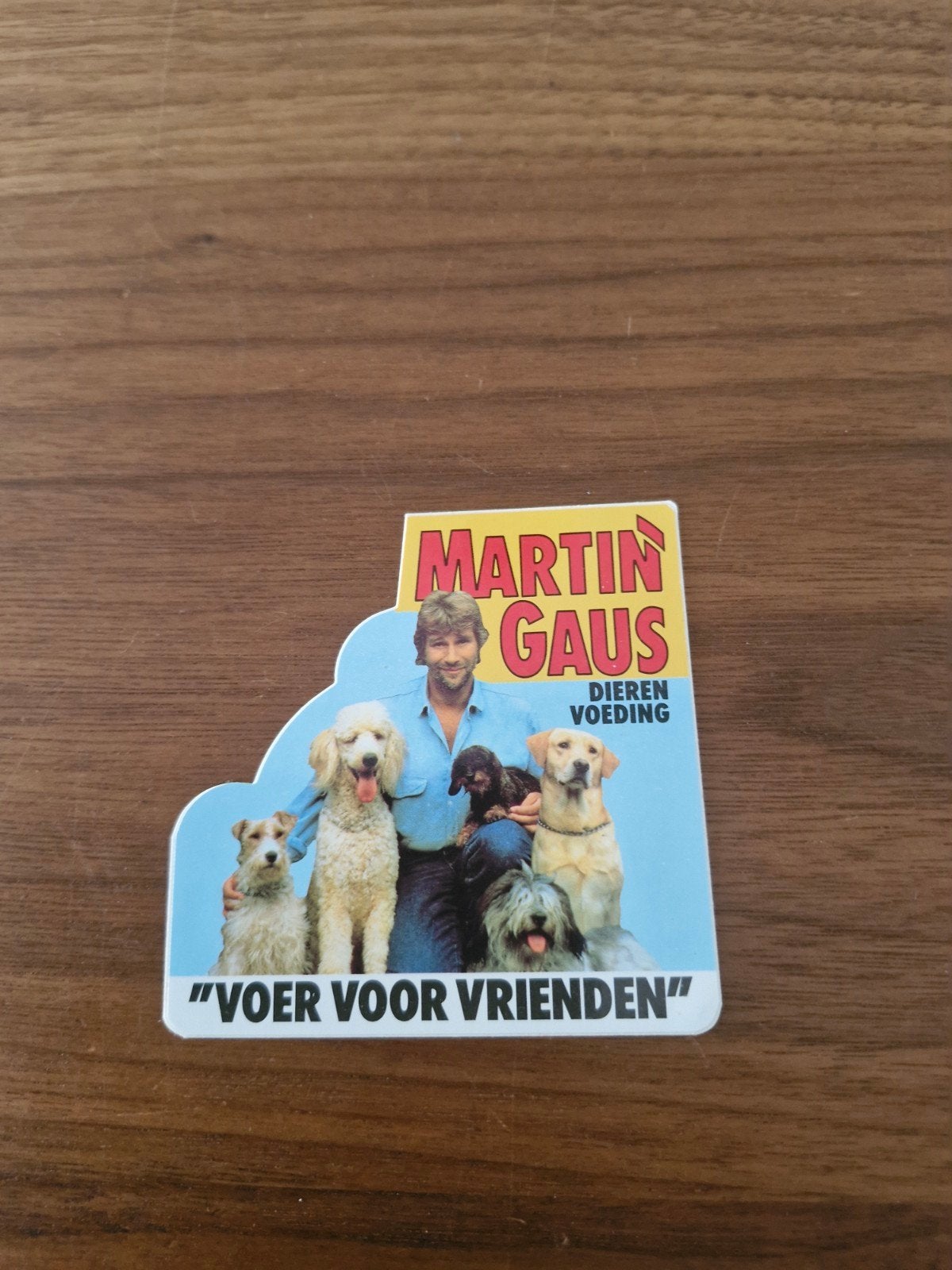 863 Martin Gaus Dierenvoeding Sticker - Voer voor Vrienden, Ophalen of Verzenden, Gebruikt, Dier en Natuur