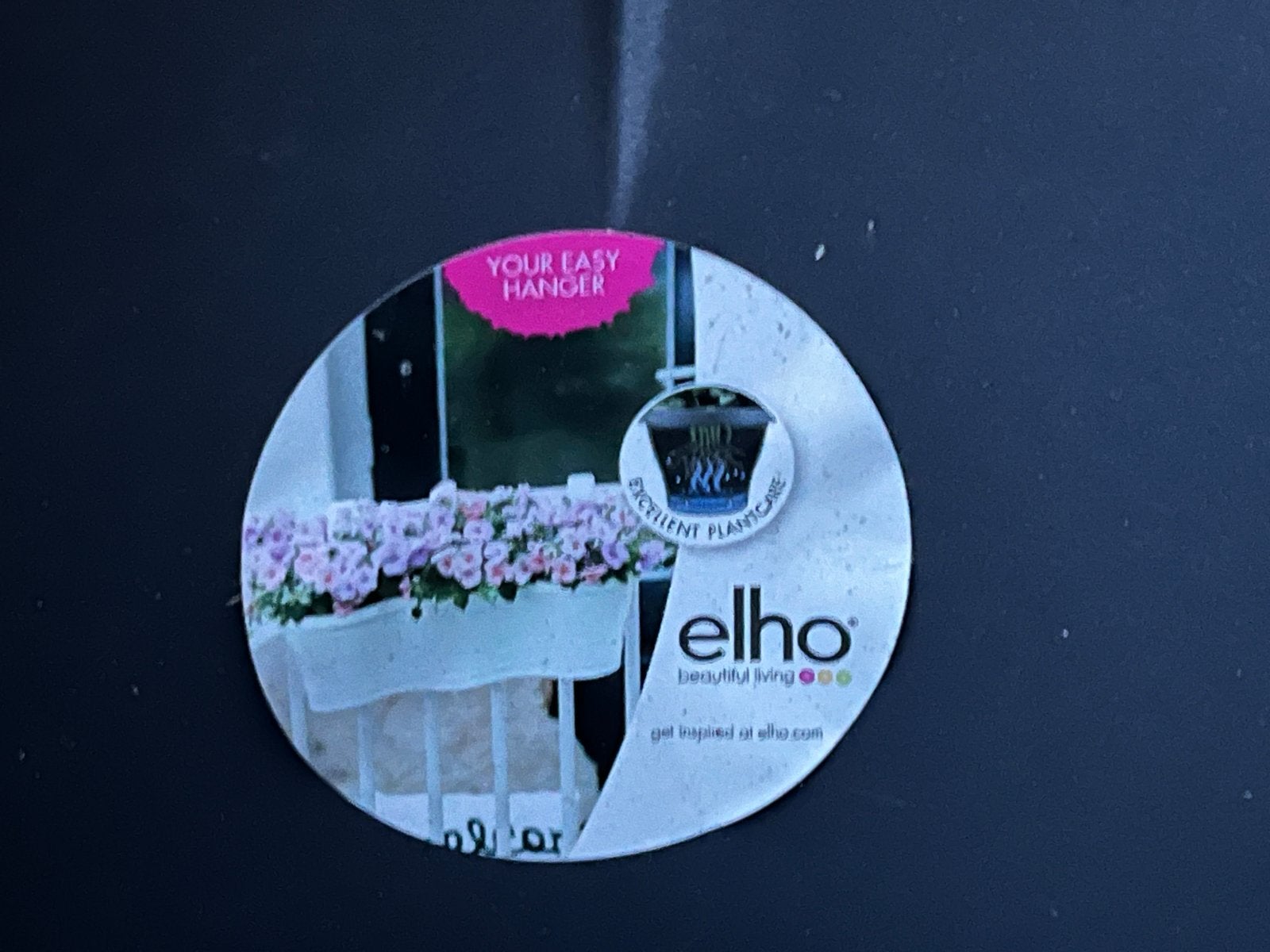 Elho Corsica Easy Hanger Trio Antraciet Bloembak, Ophalen, Kunststof, Gebruikt, Minder dan 30 cm