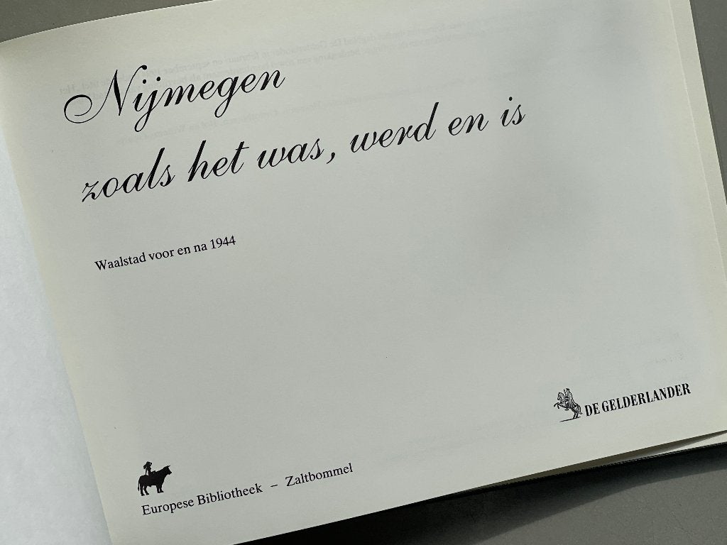 Nijmegen zoals het was, werd en is werd (1994), Ophalen of Verzenden, 20e eeuw of later, Zo goed als nieuw