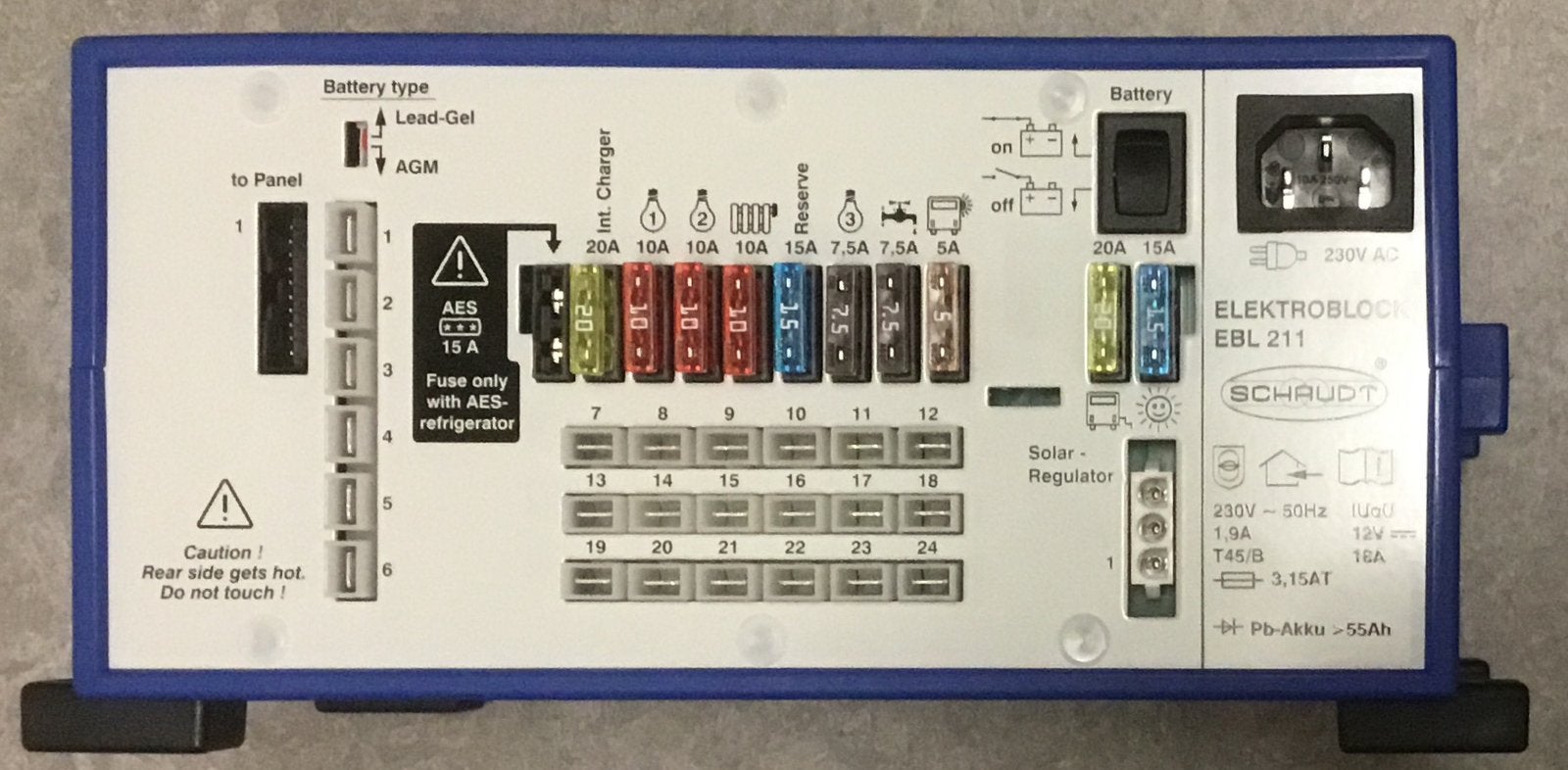 Schaudt EBL211 elektroblock, Schaudt, Zo goed als nieuw, Service@schaudt.de, Planckstr. 8 Markdorf