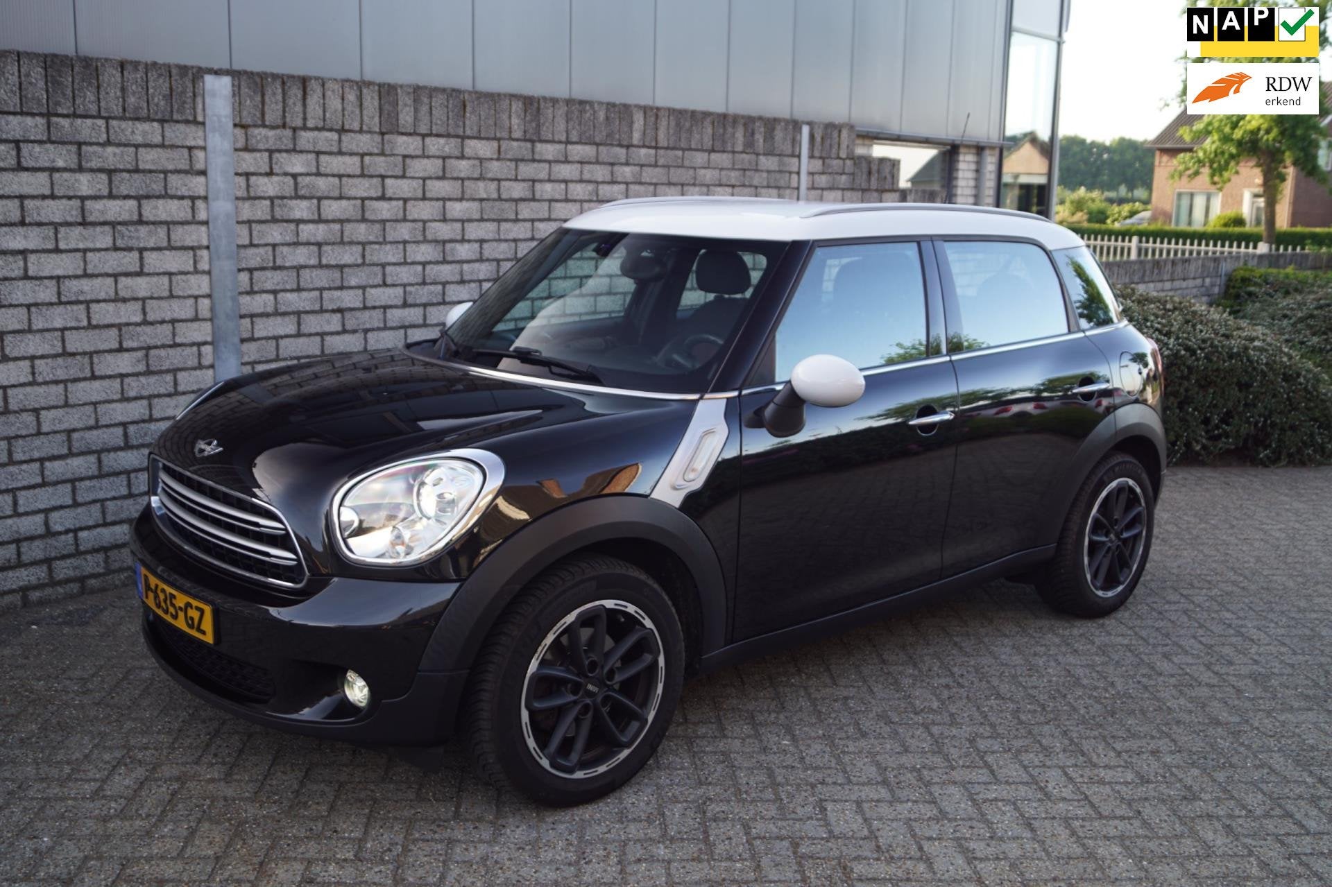 Mini Mini Countryman 1.6 Cooper Chily 123 PK Half Leder Spor, Voorwielaandrijving, Gebruikt, LED verlichting, Leder en Stof