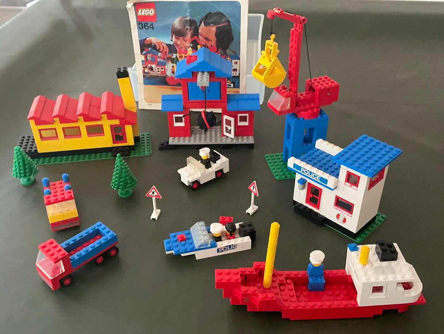 Lego 364. Mist de kartonnen ondergrond.. compleet met boekje, Ophalen of Verzenden, Zo goed als nieuw