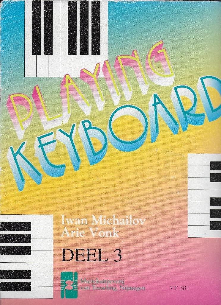 Mi6 bladmuziek playing keyboard deel 3-, Muziek en Instrumenten, Bladmuziek, Ophalen of Verzenden, Zo goed als nieuw, Artiest of Componist