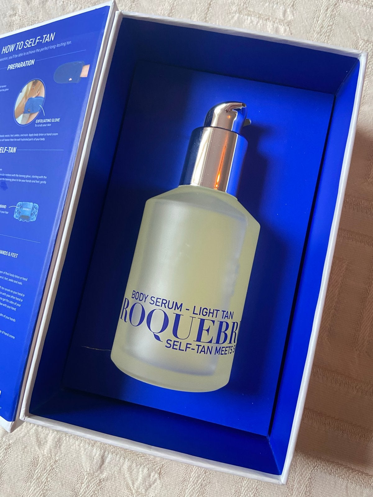 Roquebrun Body Serum - Light Tan Zelfbruiner, Ophalen of Verzenden, Nieuw, Bodylotion, Crème of Olie