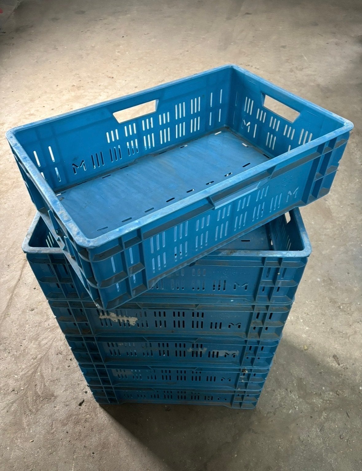 Kunststof kratjes, Ophalen, Gebruikt, 40 tot 60 cm, 50 tot 75 cm