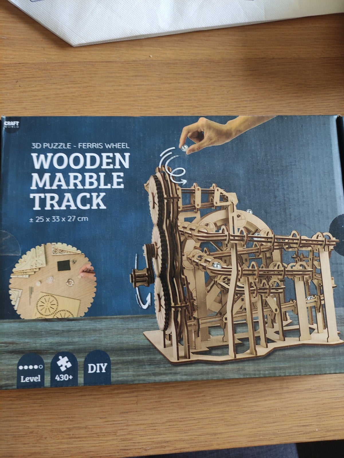 houten knikkerbaan puzzel 3d nieuw wooden marble track, Kinderen en Baby's, Speelgoed | Educatief en Creatief, Ophalen of Verzenden