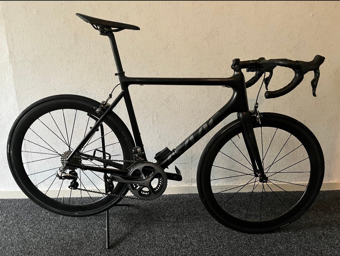 Isaac Element (Maat 56) - Dura Ace DI2 (+ indoor trainer!), Fietsen en Brommers, Gebruikt, Carbon, Meer dan 20 versnellingen, 53 tot 57 cm