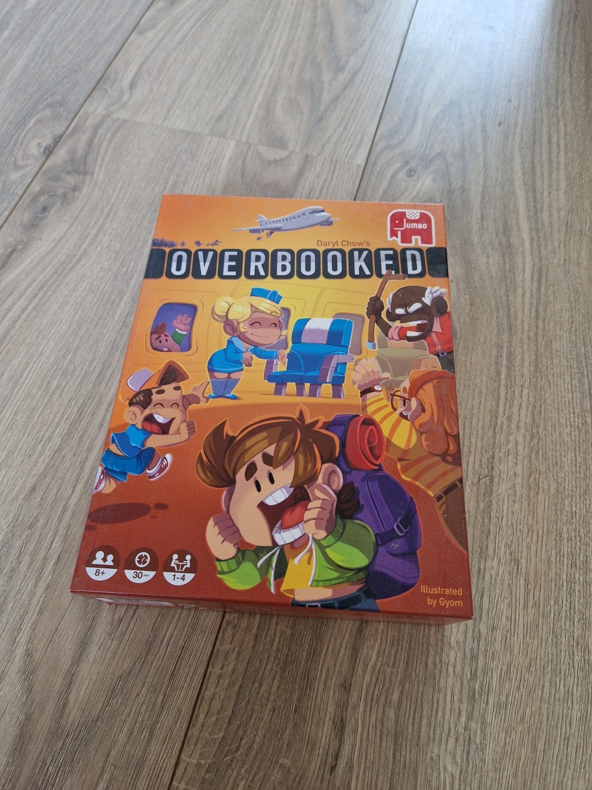 bordspel Overbooked, Hobby en Vrije tijd, Ophalen of Verzenden, Zo goed als nieuw