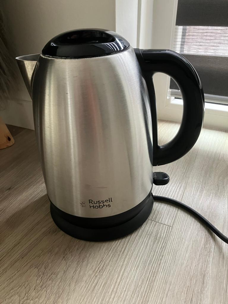 Russell Hobbs Waterkoker RVS, Witgoed en Apparatuur, Waterkokers, 1 tot 2 liter, Ophalen, Gebruikt
