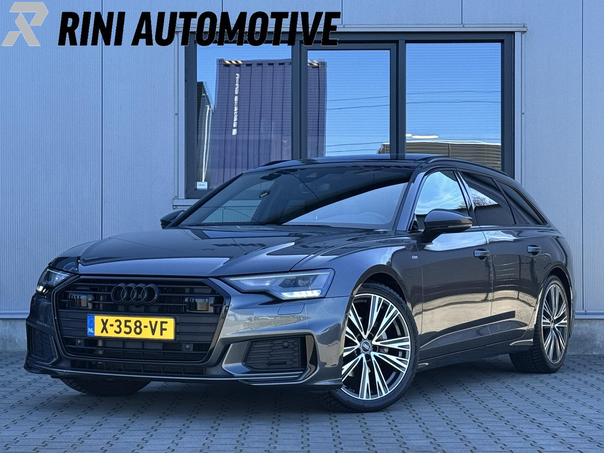 Audi A6 Avant 40 TDI S Line edition 204 PK | Black optic | A, Auto's, Gebruikt, Leder en Stof, Automatische klimaatregeling, Diesel