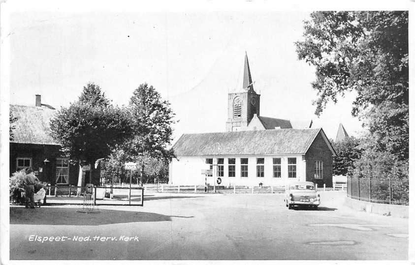 300-142-007 Elspeet Kerk, Verzenden, Voor 1920, Gelderland