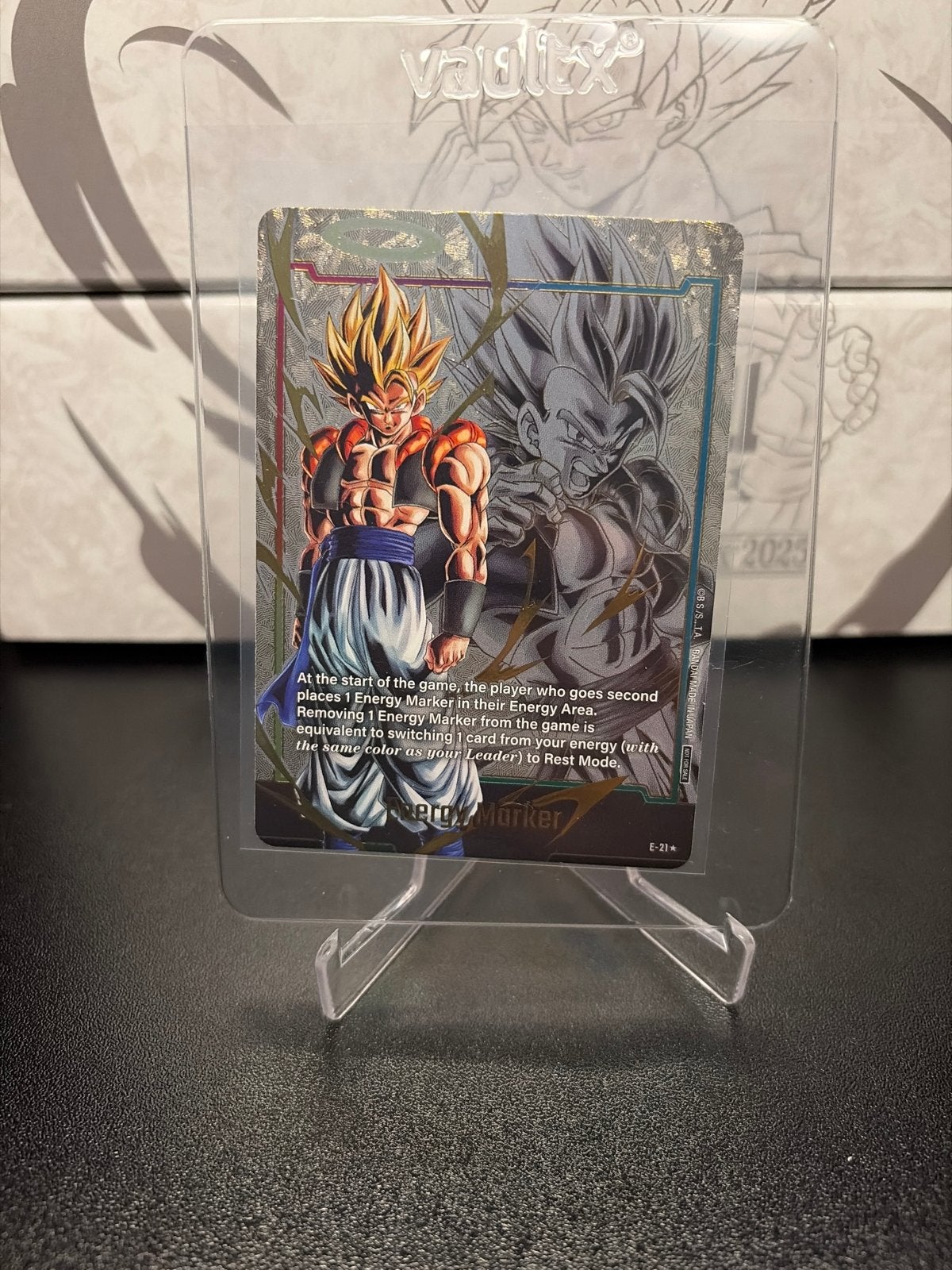 Dragon Ball Super Card Game - Gogeta Energy Marker, Ophalen of Verzenden, Zo goed als nieuw, Losse kaart