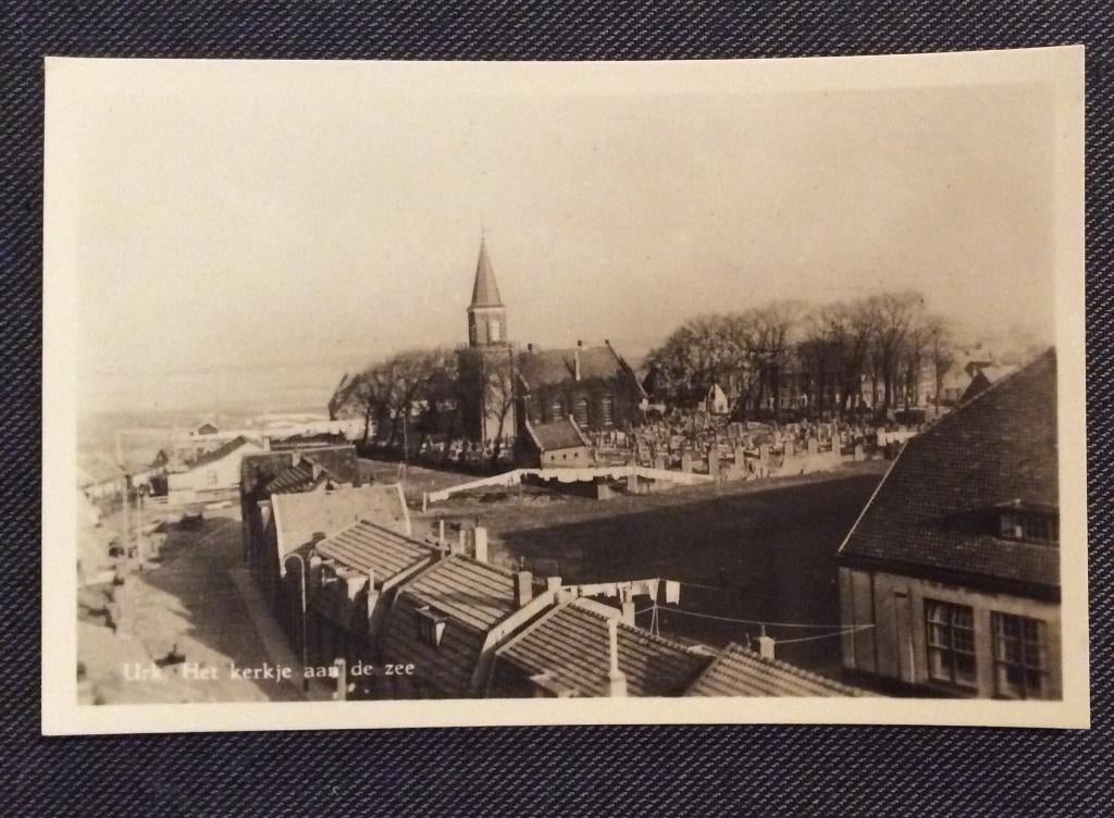 Urk, Kerkje aan zee, Ophalen of Verzenden, 1940 tot 1960, Ongelopen, Flevoland