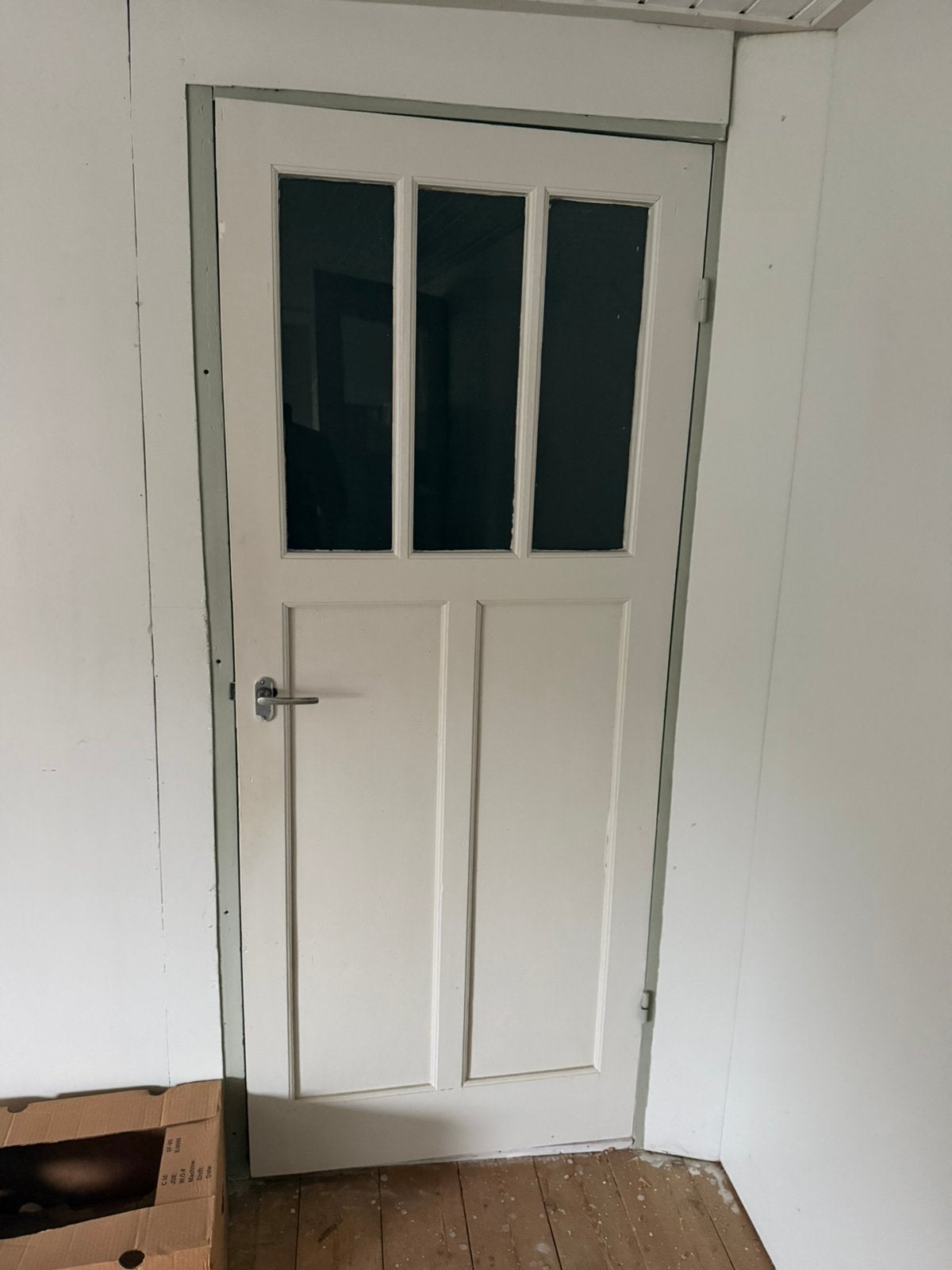 Oude paneel deur jaren 1900, Ophalen, Zo goed als nieuw, Hout, Minder dan 100 cm