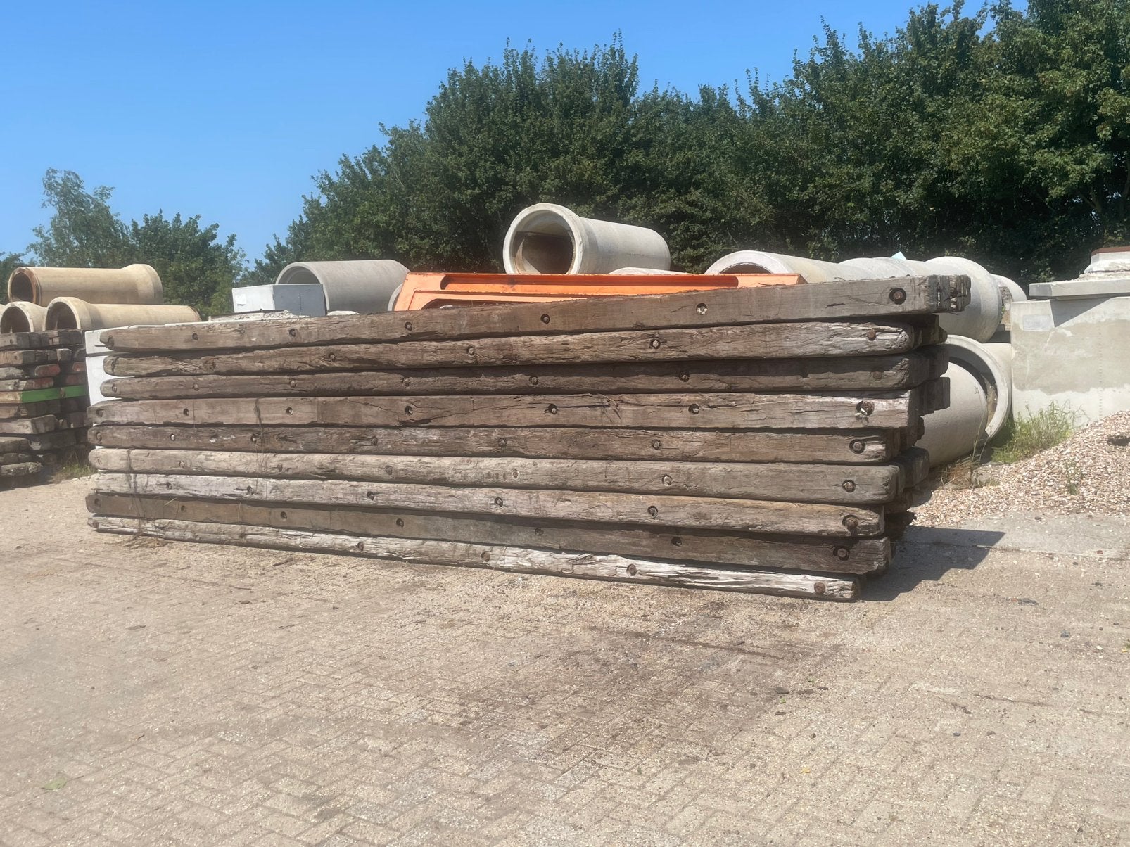 Draglineschot draglineschotten, Doe-het-zelf en Verbouw, Ophalen, Zo goed als nieuw