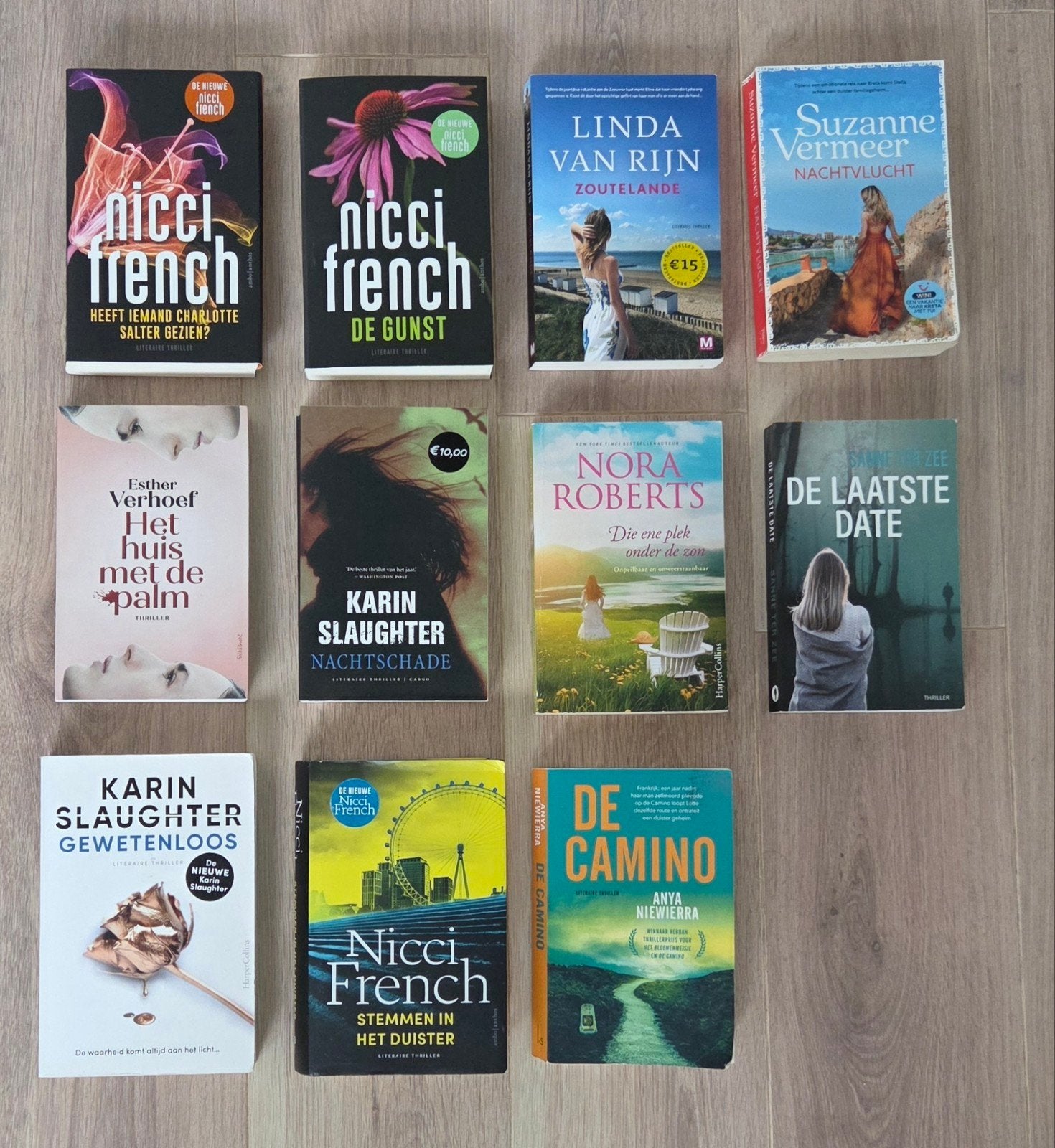 Diverse thrillers en romans (o.a.Slaughter, French, Vermeer), Boeken, Ophalen, Gelezen