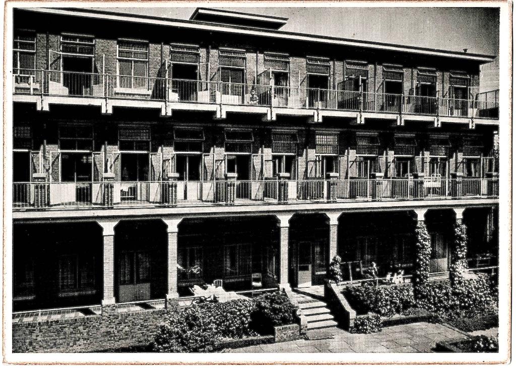 Groningen stad, Ziekenhuis Anna Paviljoen, verstuurd 1955,, Verzenden, 1940 tot 1960, Gelopen, Groningen
