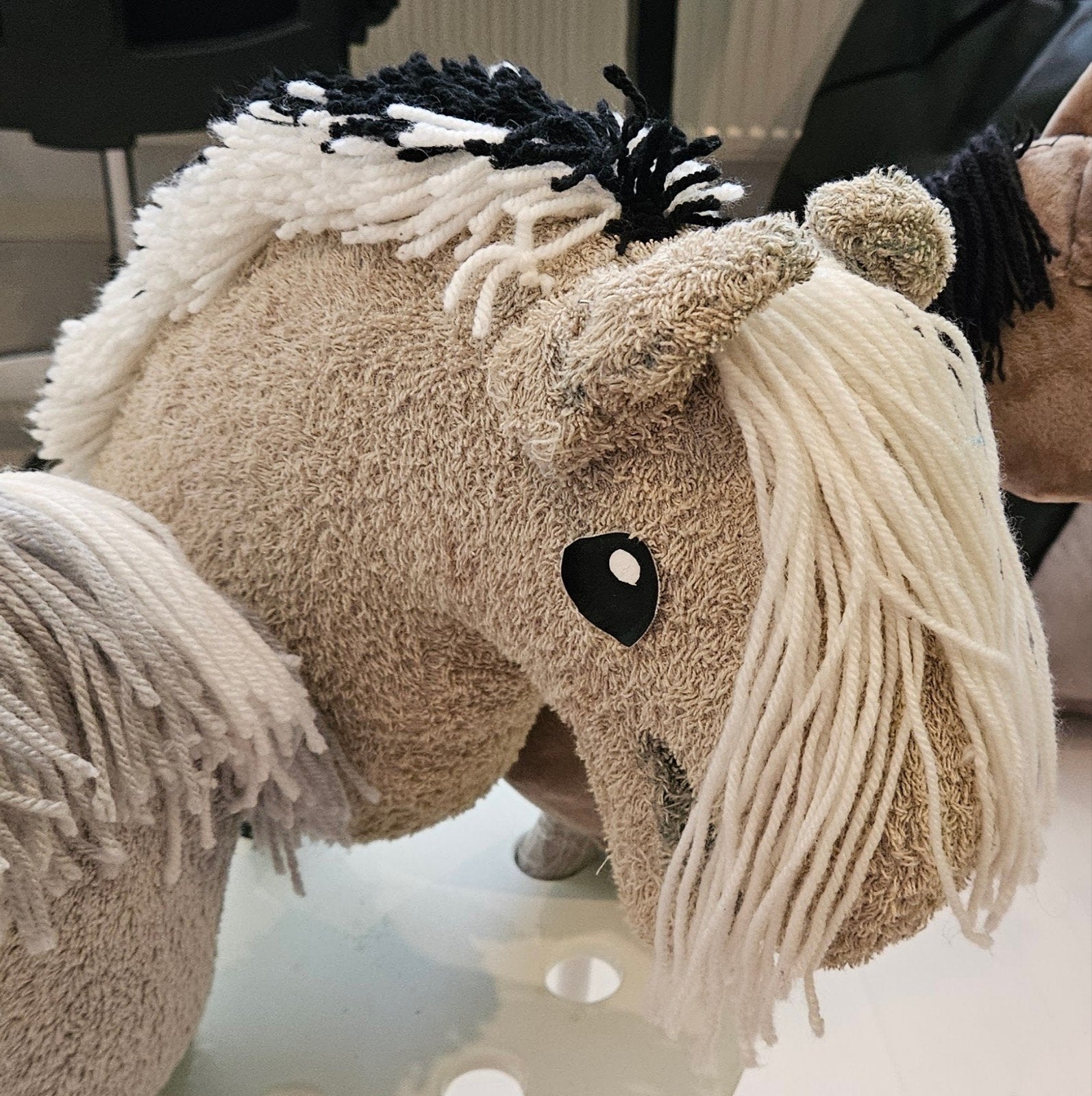 3 Zelfgemaakte Hobbyhorse Paardjes op Stok, Ophalen of Verzenden, Jongen of Meisje