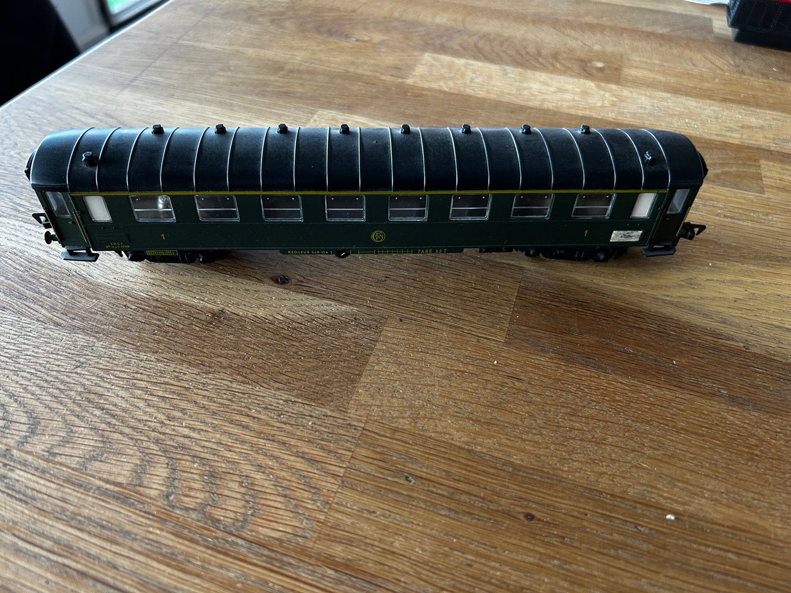 Fleischmann 1521 Belgische Wagon - Groen, Hobby en Vrije tijd, Verzenden, Gebruikt, Wagon, Fleischmann