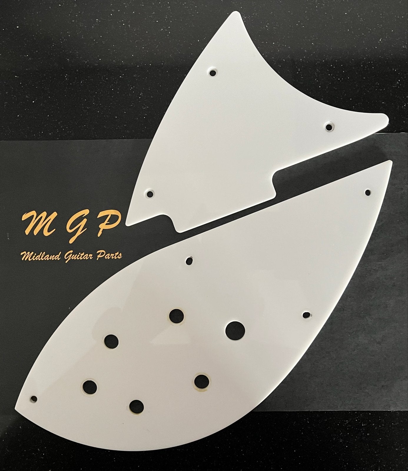 Originele Rickenbacker 2-laags witte pickguard (2009), Ophalen of Verzenden, Gebruikt, Elektrische gitaar