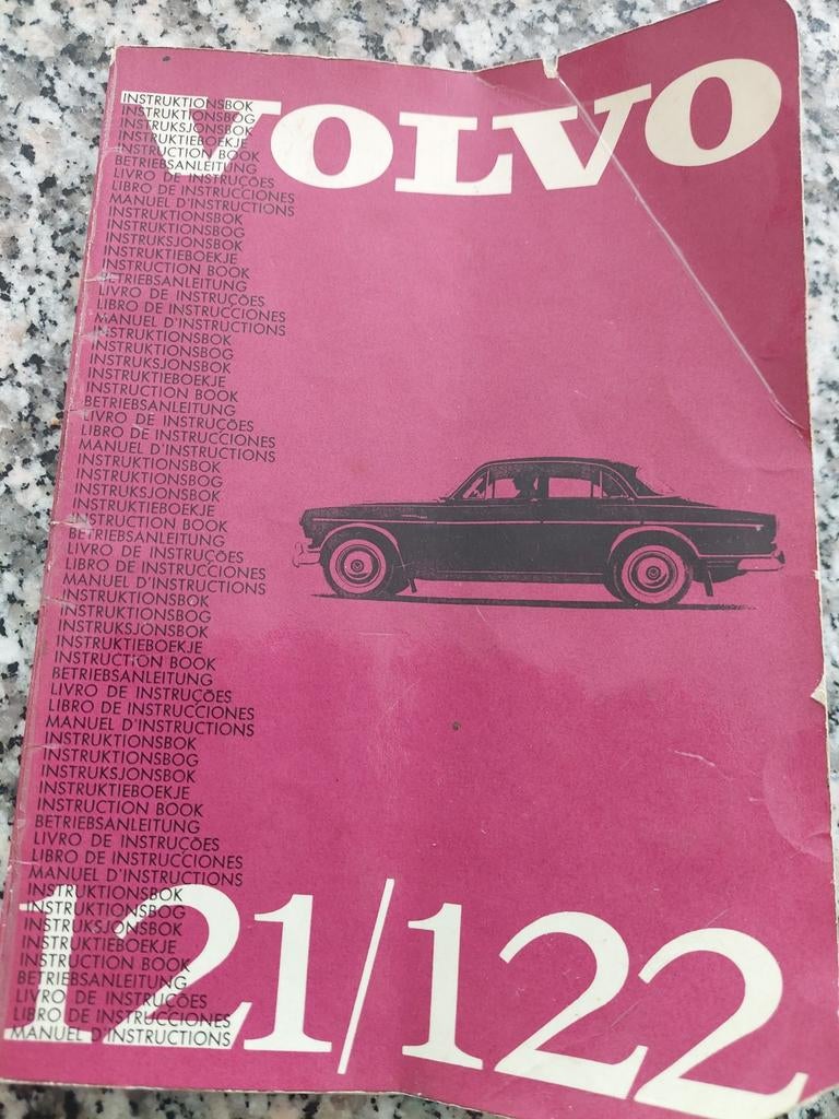 VOLVO 121/122S (NL) INSTRUCTIEBOEK INZGST., Ophalen of Verzenden, Gelezen, Volvo