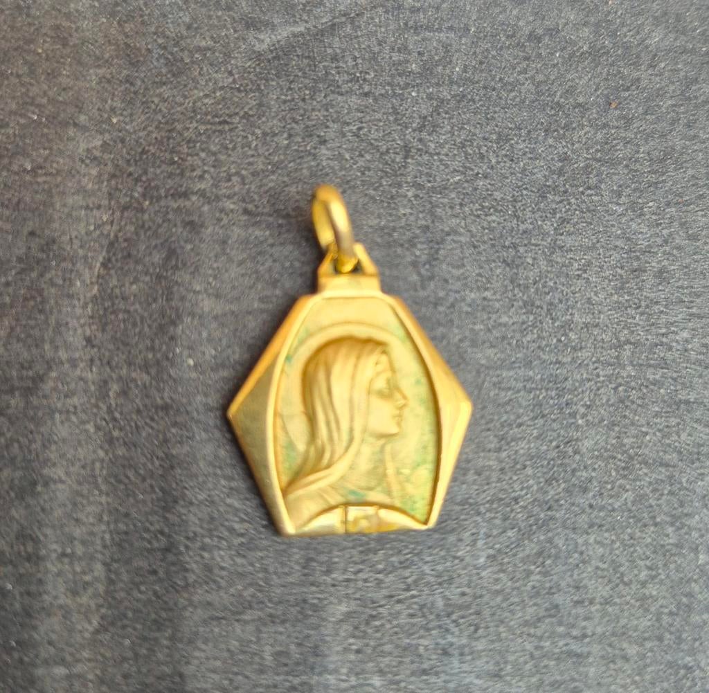 goude ketting hangers 585, Ophalen of Verzenden, Zo goed als nieuw, Goud, Goud