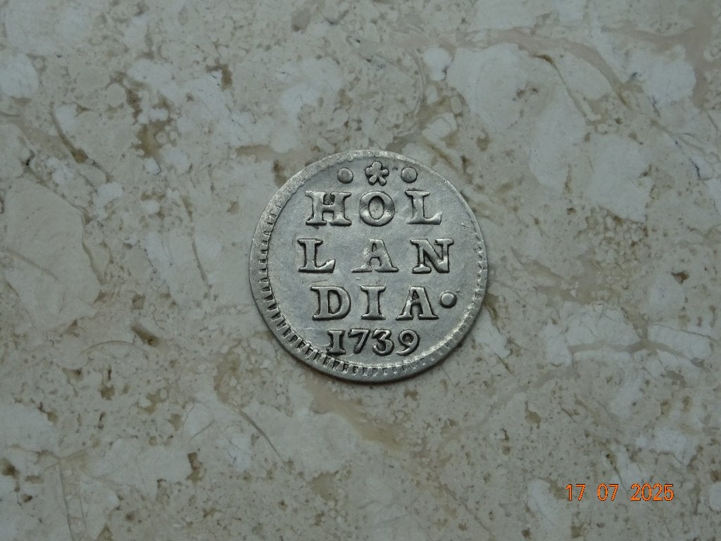 Bezemstuiver 1739 Holland, Vóór koninkrijk, Zilver, Losse munt, Overige waardes