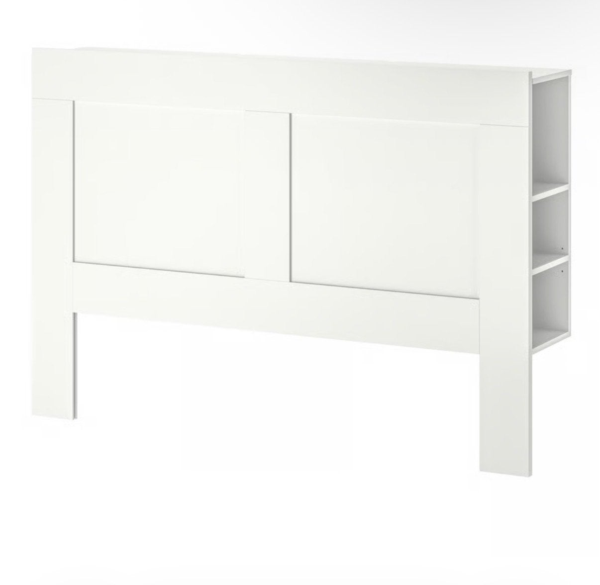 IKEA brimes  Bed Hoofdbord 180 cm breed, Huis en Inrichting, Slaapkamer | Bedden, Ophalen, Gebruikt, Wit, Tweepersoons