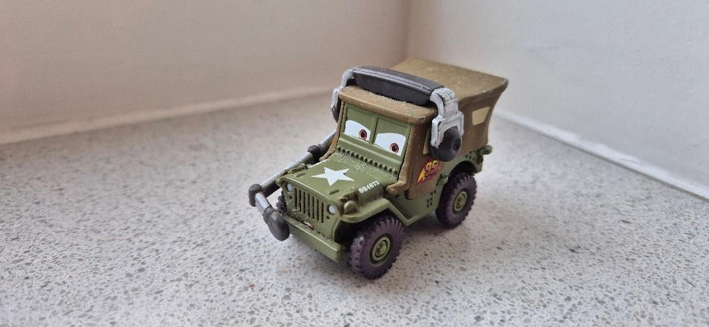 Disney Pixar Cars Sarge with Headset, Ophalen of Verzenden, Gebruikt