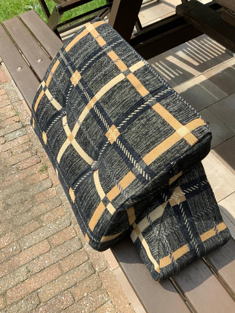 4 hoekkussens voor Elddis caravan - nooit gebruikt, Caravans en Kamperen, Caravan accessoires, Ophalen of Verzenden, Nieuw
