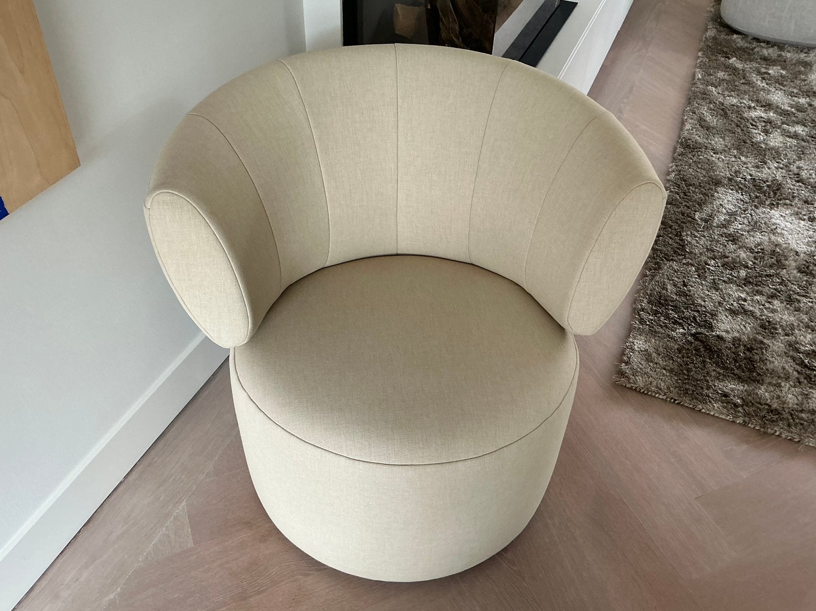 Design | Rolf Benz 648 | Draaifauteuil, Huis en Inrichting, Fauteuils, Ophalen, 75 tot 100 cm, Zo goed als nieuw, Stof