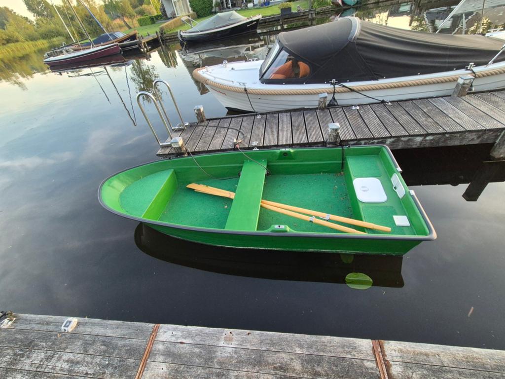 Mely Polyester Duohull visboot/roeiboot, Watersport en Boten, Vis- en Consoleboten, Ophalen, Polyester