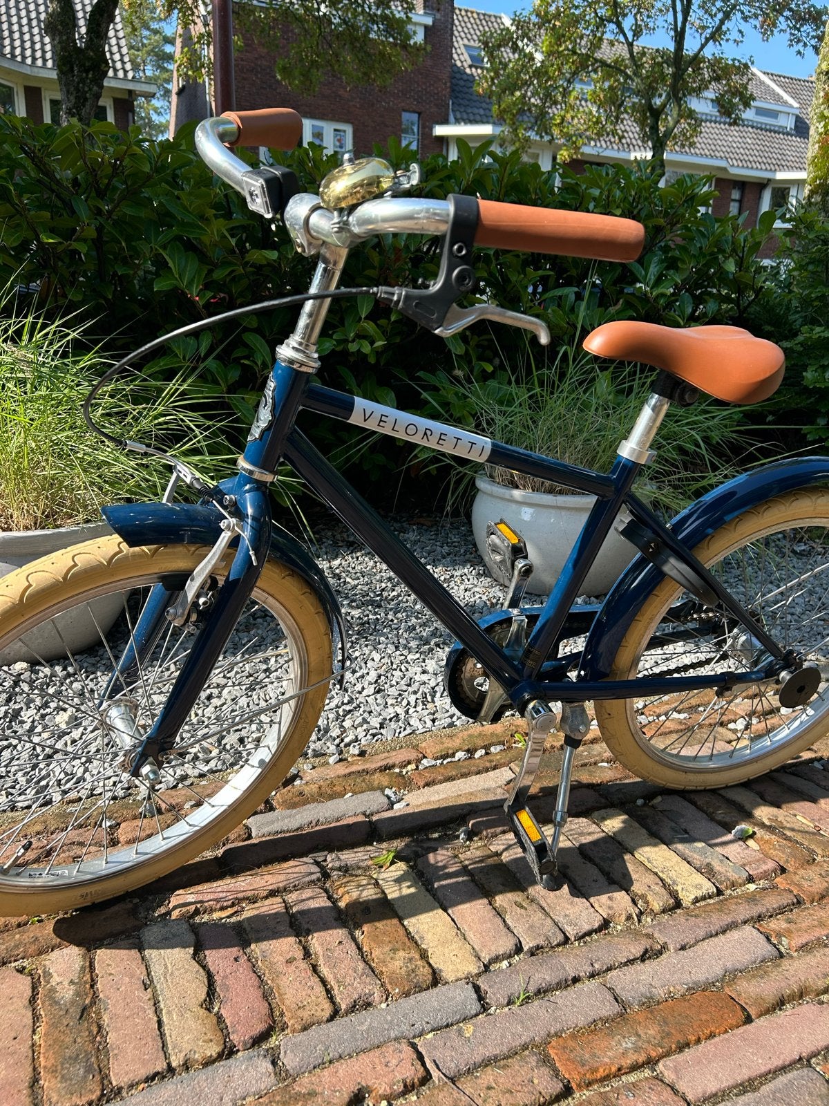 Veloretti Junior - Blauw, 20 inch, Ophalen, Zo goed als nieuw, Velgrem, 20 inch of meer