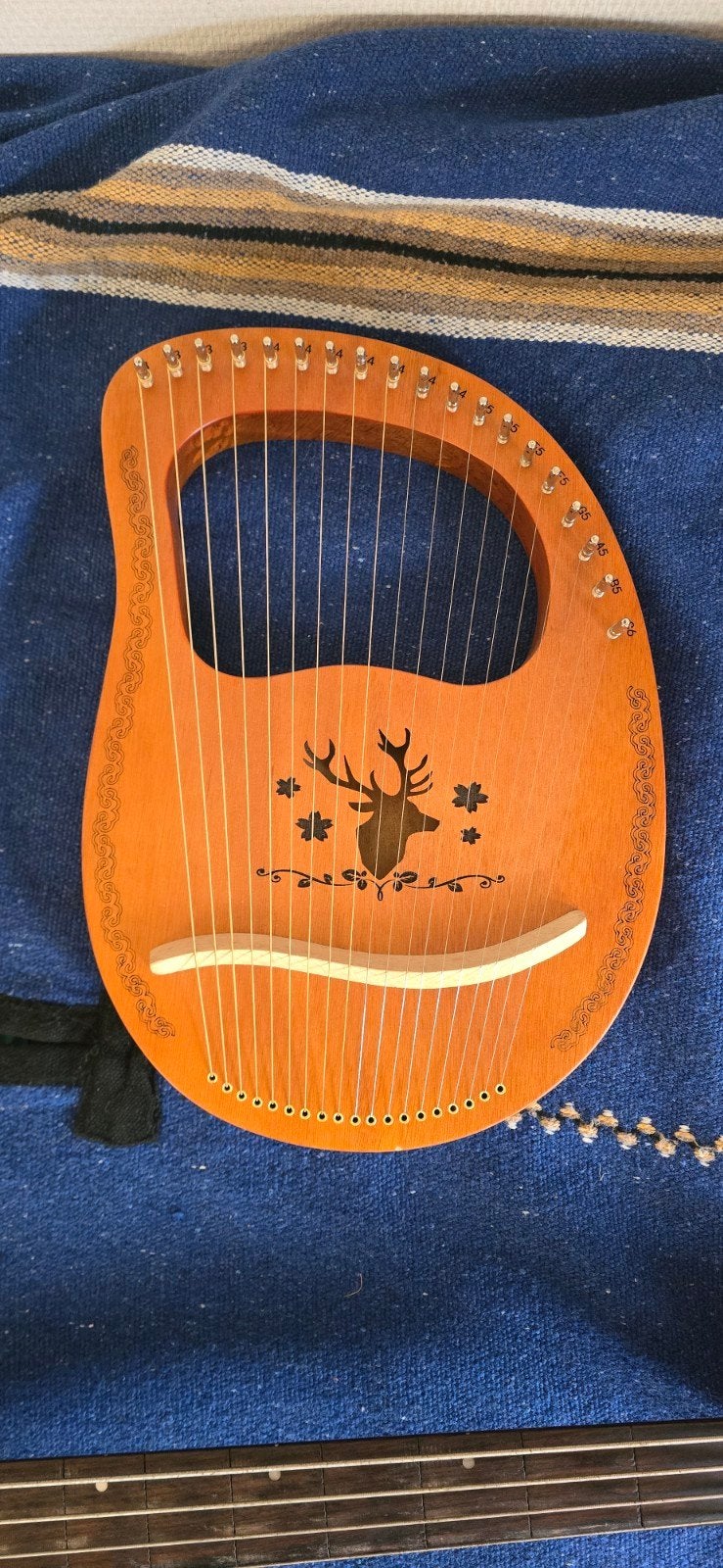Mooie Lier in goede staat - Leuk om te hebben!, Muziek en Instrumenten, Ophalen of Verzenden, Zo goed als nieuw, Harp